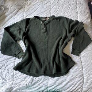 Northwest Territory Forest Green Henley Shirt